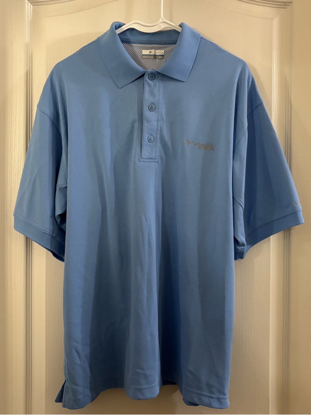 Columbia Men's Light Blue Performance Polo